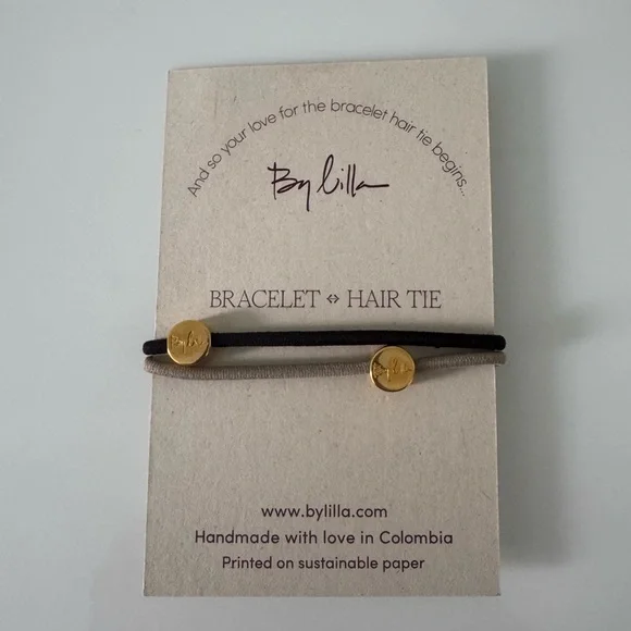 By Lilla elastic hairtie bracelets - Picture 2 of 3